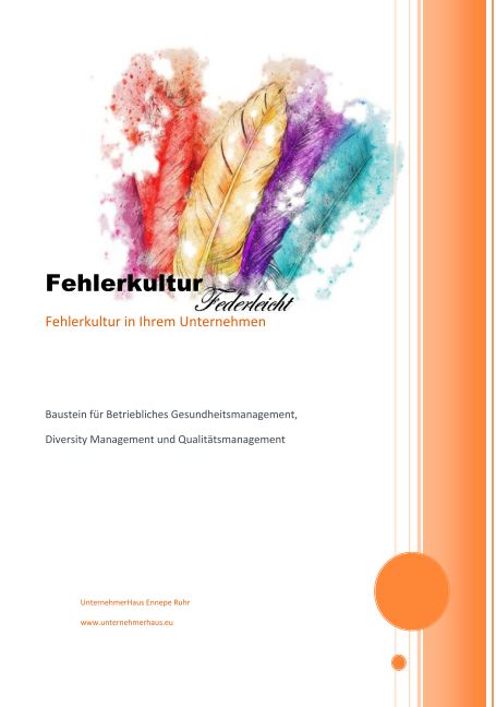 Broschüre Fehlerkultur UnternehmerHaus Ennepe Ruhr